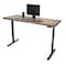 We'Re It Lift It Electric Sit Stand Desk, 46.25 H, 30 W X Laminate wood, metal, Black VL22BLK6030-RW - alternate 1